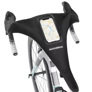 Rockbros D78 Sweat Cover with Pocket and Phone Window - Black
