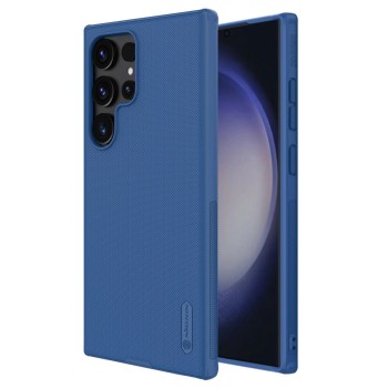 Nillkin Super Frosted Shield Pro armored case for Samsung Galaxy S24 Ultra - blue