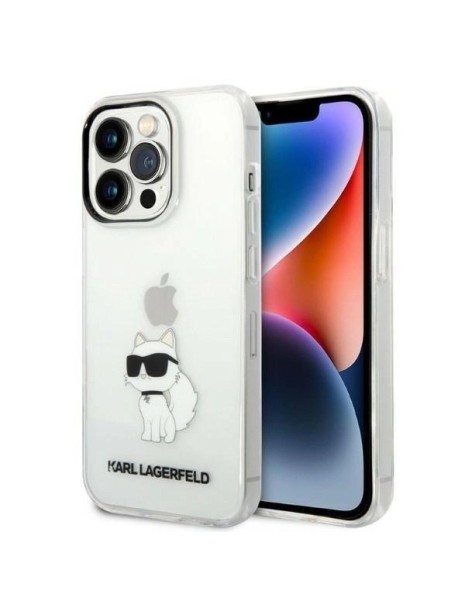 Karl Lagerfeld KLHCP14XHNCHTCT iPhone 14 Pro Max 6.7" transparent hardcase Ikonik Choupette
