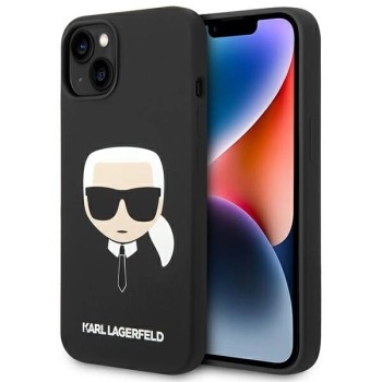 Karl Lagerfeld Silicone Karl&amp;#39;s Head MagSafe case for iPhone 14 Plus - black