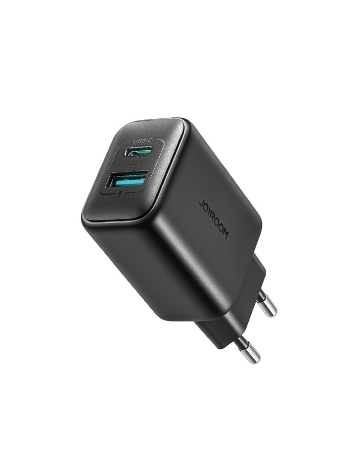Joyroom JR-TCF13 network charger USB-C / USB-A 25W SFC / PPS / PD - black