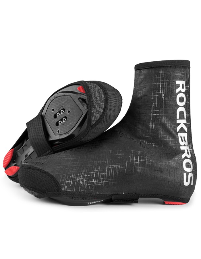 Rockbros LF1081 Windproof Waterproof Shoe Covers 42-46 cm - Black