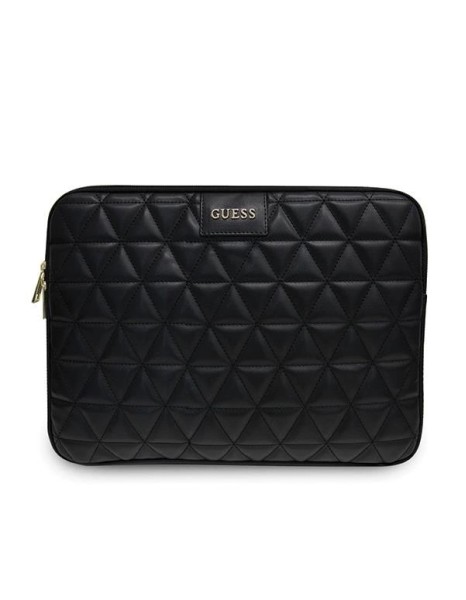 Guess Quilted cover for a 13" laptop - black