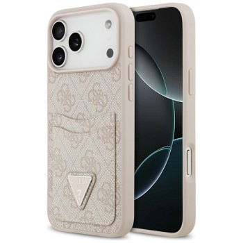 Guess 4G Nauble Card Triangle Case for iPhone 17 Pro Max - Pink Guess 4G Nauble Card Triangle Case for iPhone 17 Pro Max - Pink