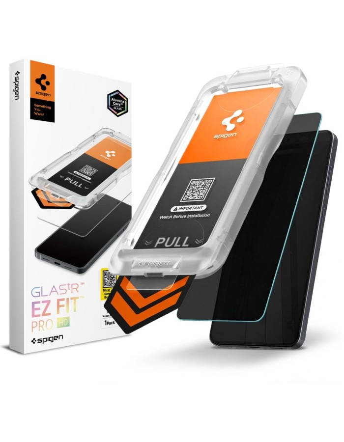 Spigen Glas.Tr Ez Fit Pro HD Privacy Glass for Samsung Galaxy S26 Spigen Glas.Tr Ez Fit Pro HD Privacy Glass for Samsung Galaxy S26