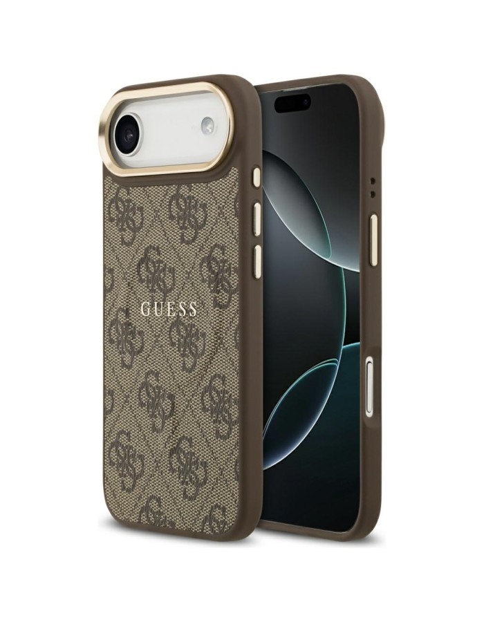 Guess 4G PU Classic Logo MagSafe Case for iPhone 17 Air - Brown Guess 4G PU Classic Logo MagSafe Case for iPhone 17 Air - Brown