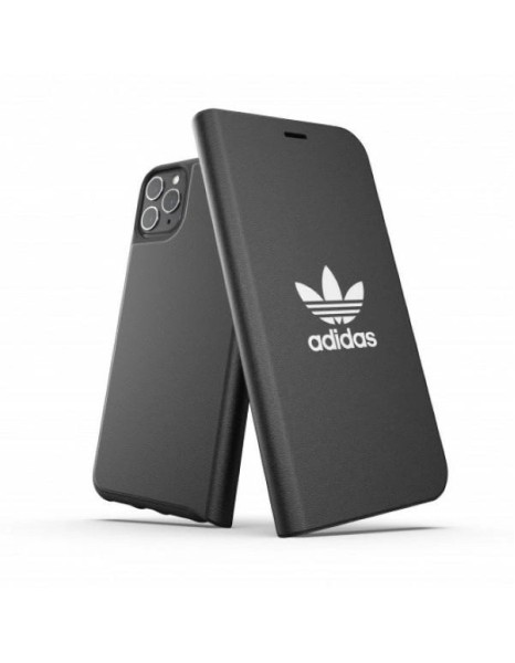 Adidas OR Booklet Case Basic for iPhone 11 Pro Max - Black and White Adidas OR Booklet Case Basic for iPhone 11 Pro Max - Black and White