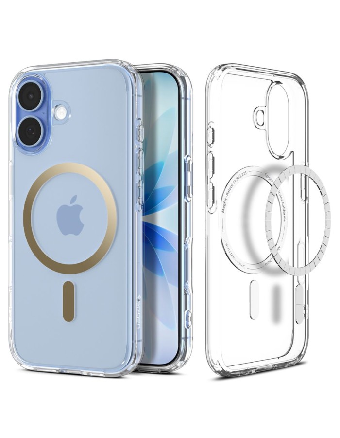 Spigen Ultra Hybrid MagSafe Case for iPhone 17 - Transparent Gold Spigen Ultra Hybrid MagSafe Case for iPhone 17 - Transparent Gold