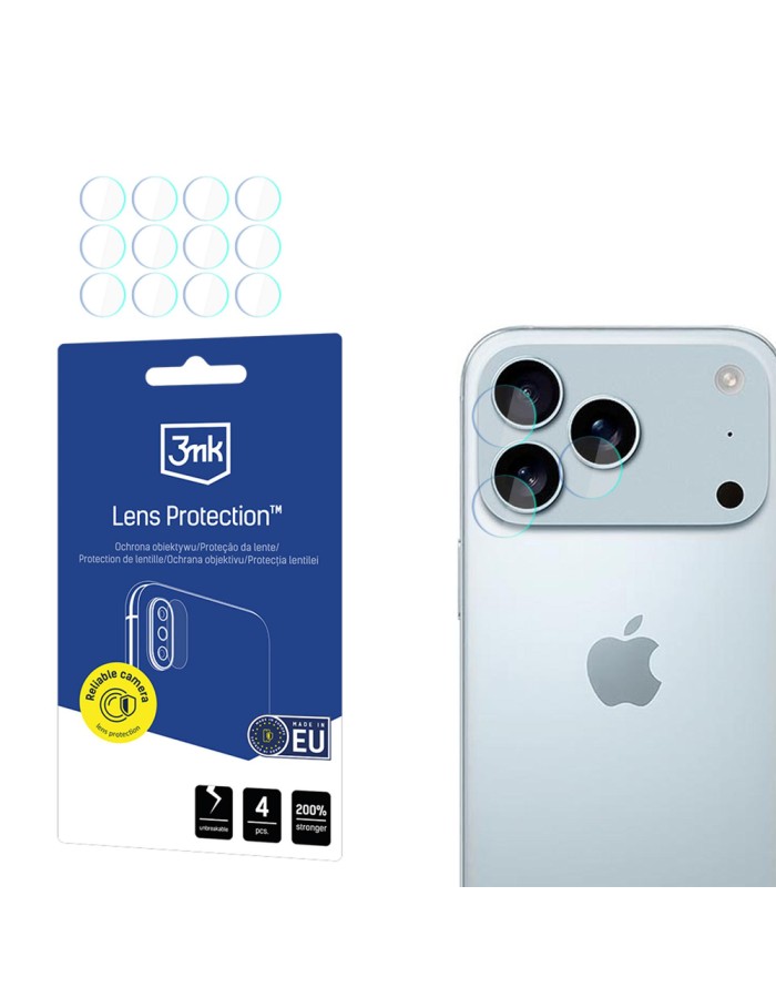 3mk Lens Protection Camera Lens Glass for Apple iPhone 17 Pro