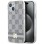 DKNY IML Checkered Mono Pattern &amp;amp; Printed Stripes MagSafe Case for iPhone 15 Plus / 14 Plus - Beige