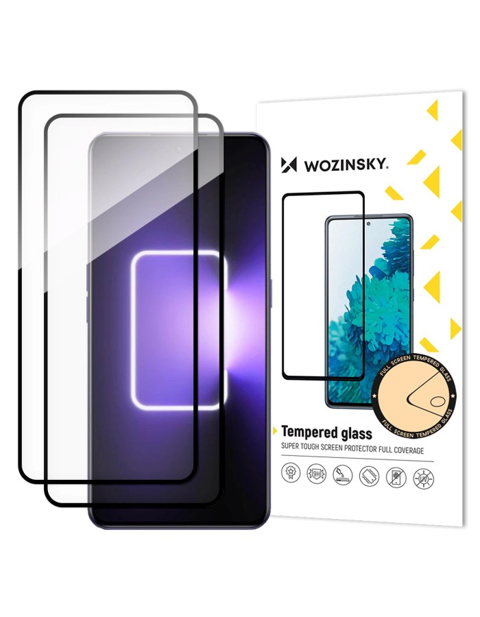 Wozinsky Full Glue Tempered Glass for Realme GT Neo 5 / Realme GT3, 2-pack Wozinsky Full Glue Tempered Glass for Realme GT Neo 5 / Realme GT3, 2-pack