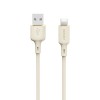 Dudao L7SL USB-A - Lightning 5A cable 1m - beige