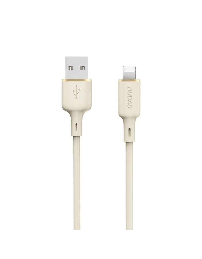Dudao L7SL USB-A - Lightning 5A cable 1m - beige