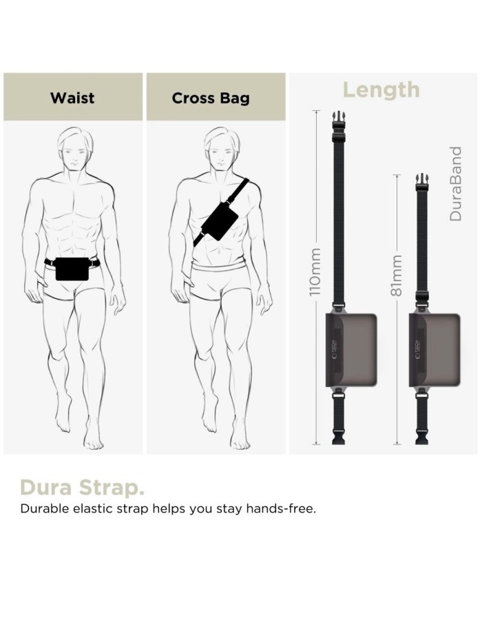 Tech-Protect UWP10 Waterproof Bag - Black Tech-Protect UWP10 Waterproof Bag - Black