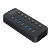 Orico CT2U3-7AB 7x USB-A 3.0 Hub with Switches - Black Orico CT2U3-7AB 7x USB-A 3.0 Hub with Switches - Black