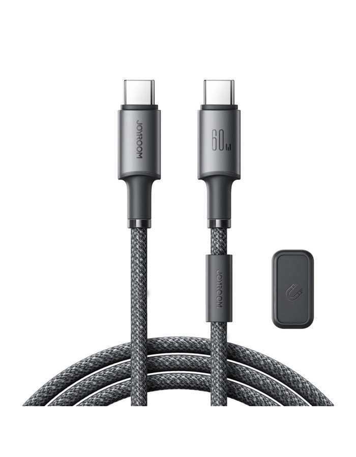 Joyroom S-A50 Unlimited Series 60W USB-C - USB-C Cable with Magnetic Organizer 1.2m - Gray Joyroom S-A50 Unlimited Series 60W USB-C - USB-C Cable with Magnetic Organizer 1.2m - Gray