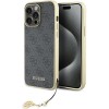 Guess 4G Charms Collection case for iPhone 15 Pro Max - gray Guess 4G Charms Collection case for iPhone 15 Pro Max - gray