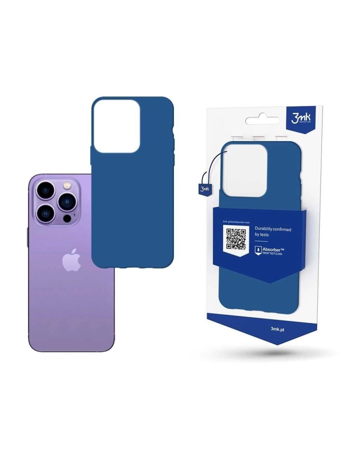 Case for iPhone 14 Pro Max from the 3mk Matt Case series - blue