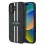 Guess 4G Printed Stripes MagSafe case for iPhone 16 Plus - black