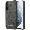 Guess GUHCS23SG4GFGR S23 S911 grey/grey hardcase 4G Metal Gold Logo Guess GUHCS23SG4GFGR S23 S911 grey/grey hardcase 4G Metal Gold Logo