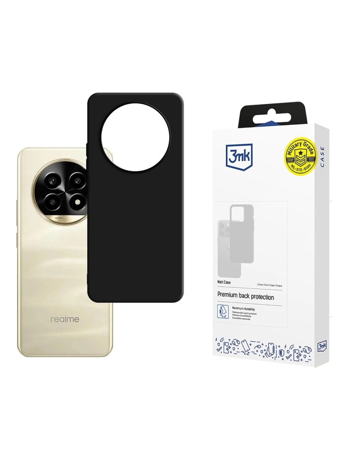 3mk Matt Case for Realme 13 Pro+ 5G / Realme 13 Pro 5G - Black