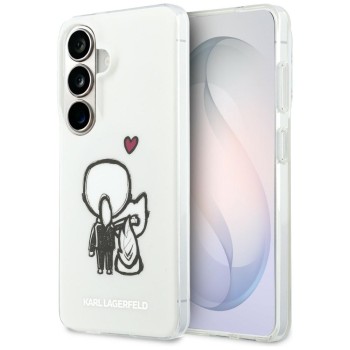 Karl Lagerfeld IML Karl&amp;amp;Choupette MagSafe Case for Samsung Galaxy S26 - Transparent