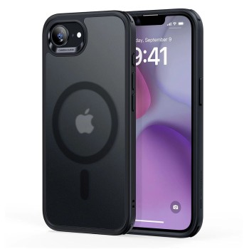 ESR Classic Hybrid Halolock MagSafe case for iPhone 16e / 17e - black