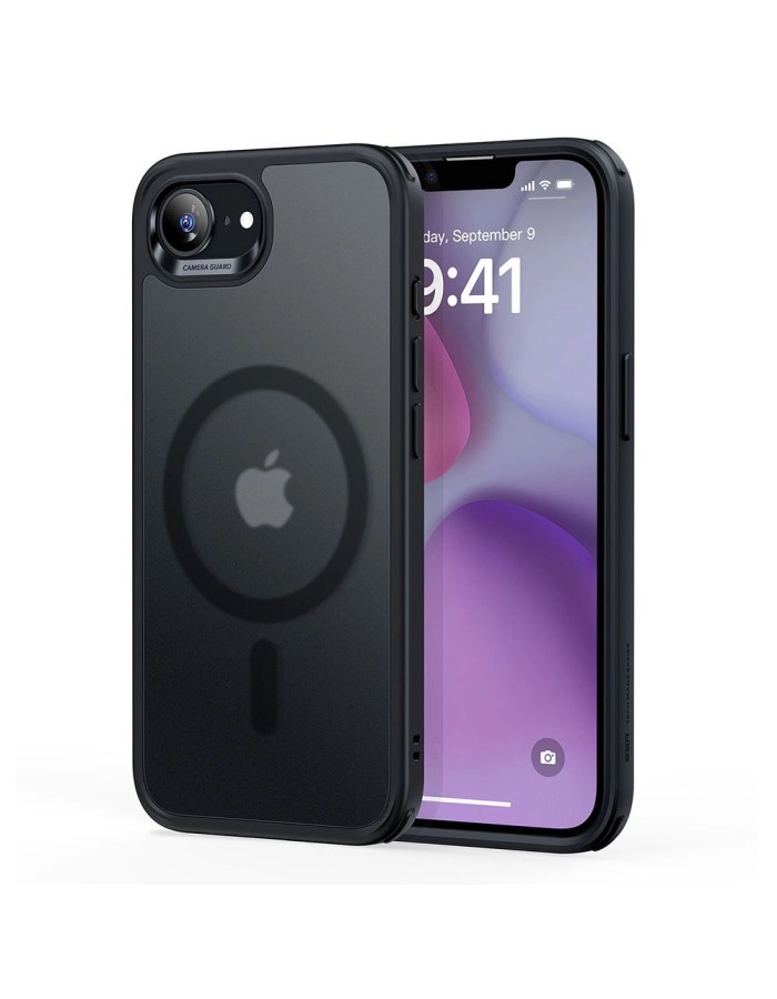 ESR Classic Hybrid Halolock MagSafe case for iPhone 16e / 17e - black