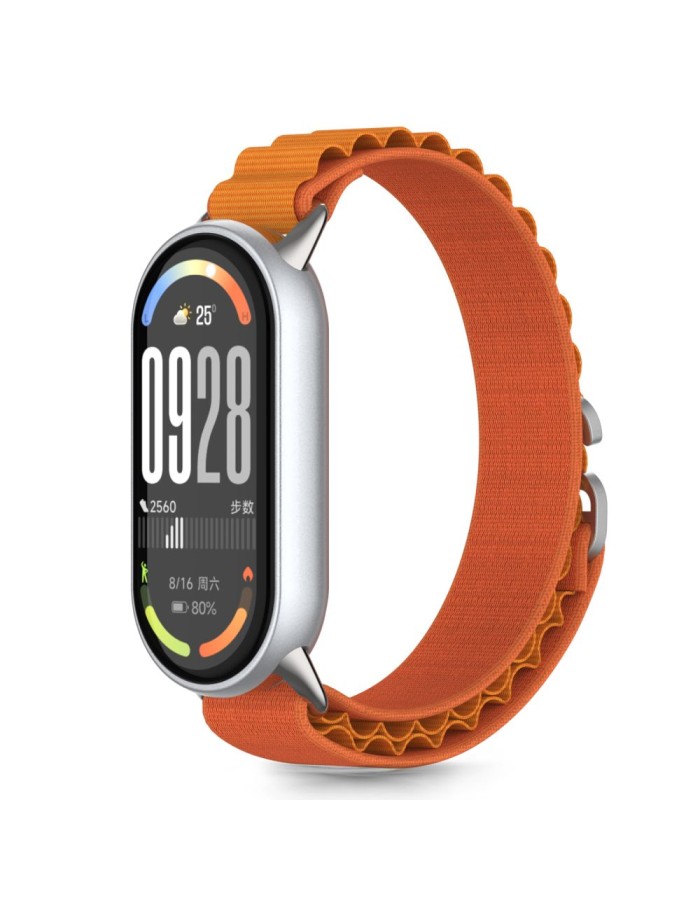 Tech-Protect Nylon Pro Strap for Xiaomi Smart Band 8 / 9 / 10 / NFC - Orange