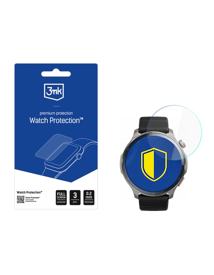 3mk Watch Protection ARC Smartwatch Screen Protector Film for Amazfit Balance 2 3mk Watch Protection ARC Smartwatch Screen Protector Film for Amazfit Balance 2