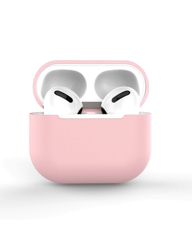 Case for AirPods 2 / AirPods 1 Silicone Soft Earphone Cover Pink (Case C)