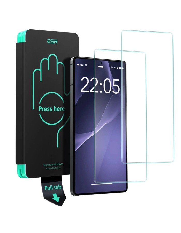 ESR Tempered Glass 2-pack for Samsung Galaxy S25 Ultra - transparent