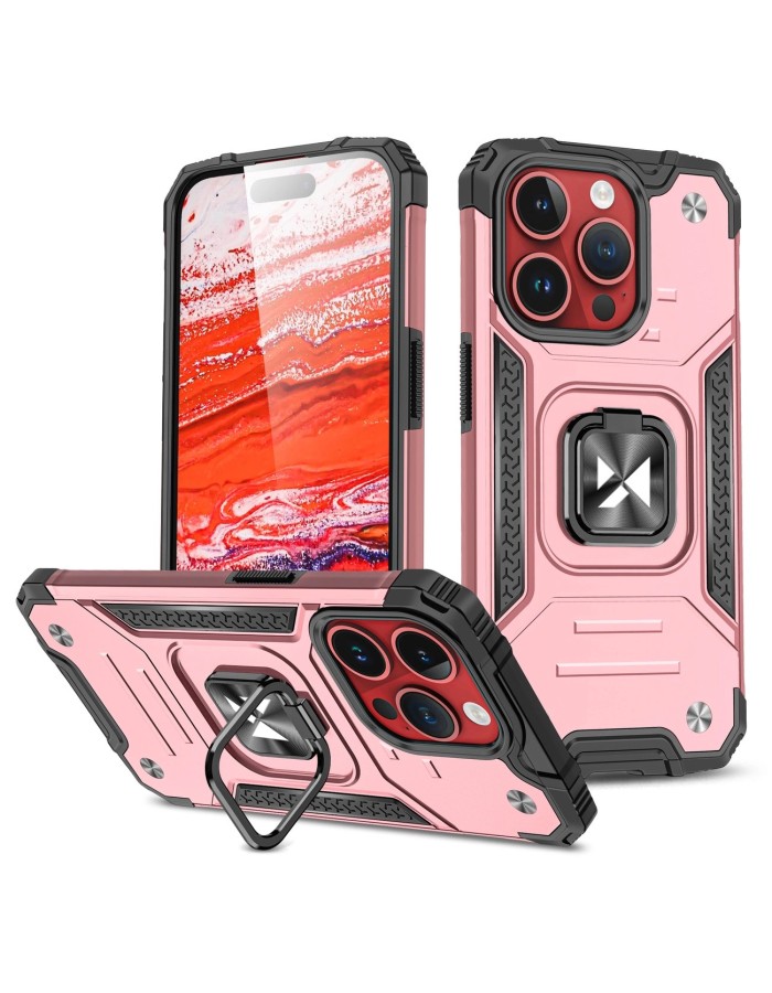 Wozinsky Ring Armor iPhone 15 Pro Max Ring Armor Case - Gold Wozinsky Ring Armor iPhone 15 Pro Max Ring Armor Case - Gold