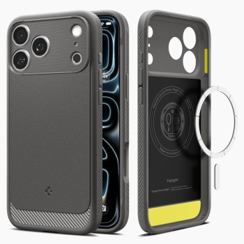 Spigen Rugged Armor Mag MagSafe Case for iPhone 17 Pro - Gray Spigen Rugged Armor Mag MagSafe Case for iPhone 17 Pro - Gray