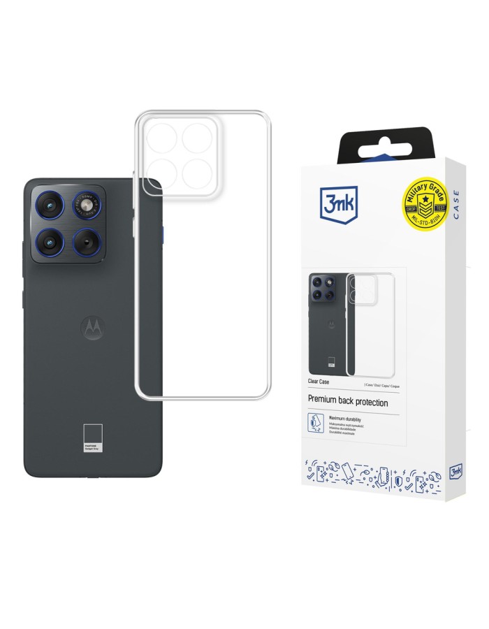 3mk Clear Case for Motorola Edge 70 - transparent