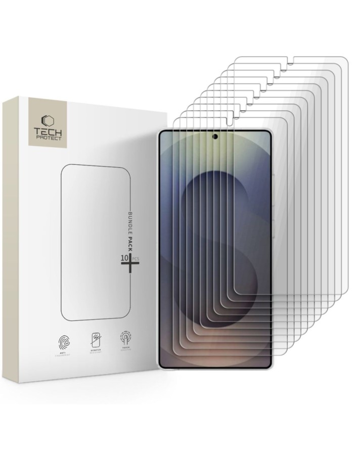 Tempered glass set of 10 Tech-Protect Bundle for Samsung Galaxy S26 Ultra