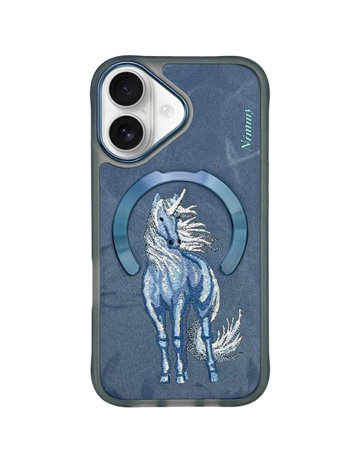 Nimmy Magnetic Fantasy Animal MagSafe Case for iPhone 16 - Blue
