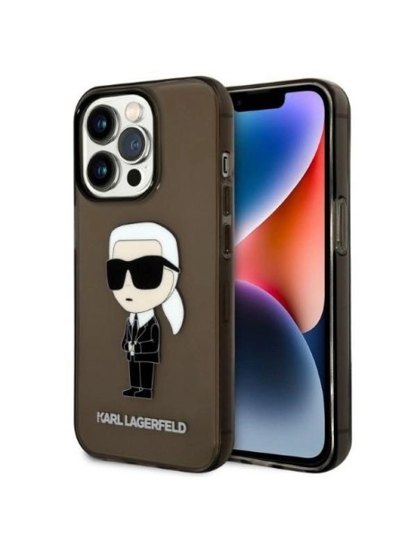 Karl Lagerfeld Ikonik Karl case for iPhone 14 Pro Max - black