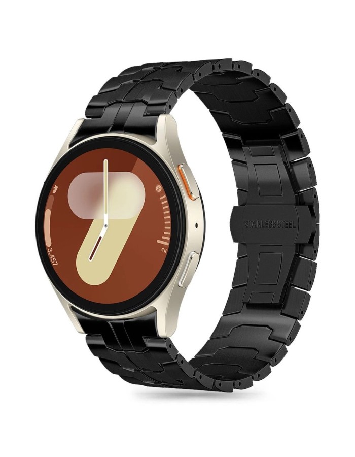 Tech-Protect Stainless Line Strap for Samsung Galaxy Watch 4 / 5 / 5 PRO / 6 / 7 / FE - Black Tech-Protect Stainless Line Strap for Samsung Galaxy Watch 4 / 5 / 5 PRO / 6 / 7 / FE - Black