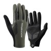 Rockbros 16110006003 shock-absorbing cycling gloves size L - green and black Rockbros 16110006003 shock-absorbing cycling gloves size L - green and black