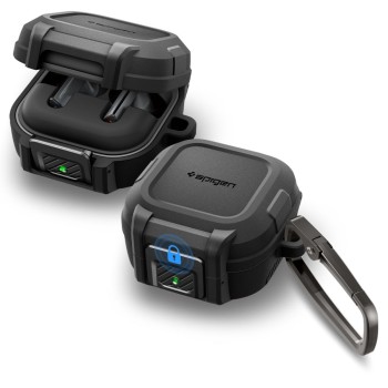 Spigen Lock Fit Case for Samsung Galaxy Buds 4 / 4 Pro - Matte Black Spigen Lock Fit Case for Samsung Galaxy Buds 4 / 4 Pro - Matte Black