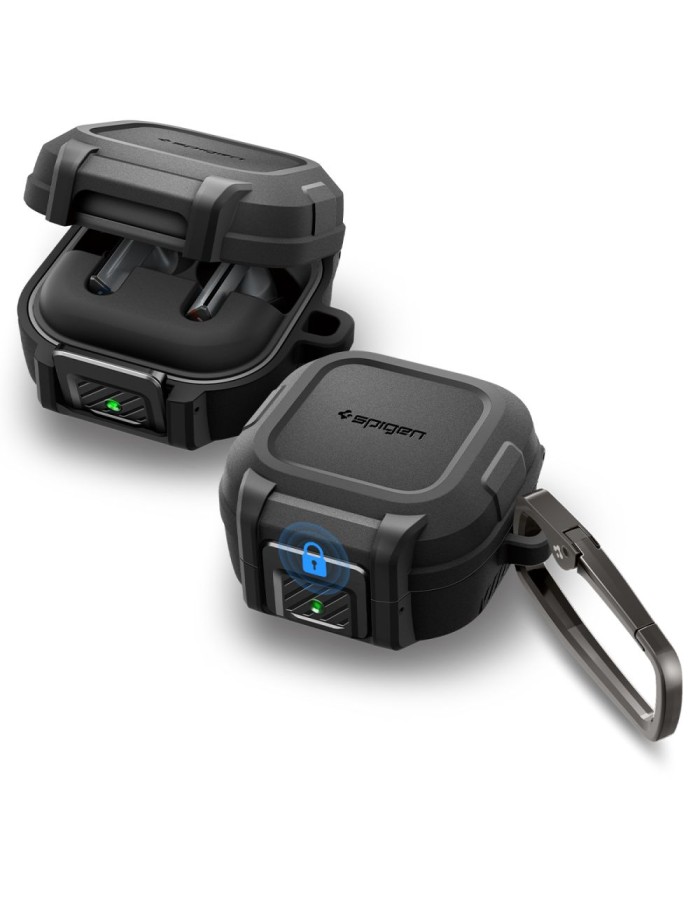 Spigen Lock Fit Case for Samsung Galaxy Buds 4 / 4 Pro - Matte Black Spigen Lock Fit Case for Samsung Galaxy Buds 4 / 4 Pro - Matte Black