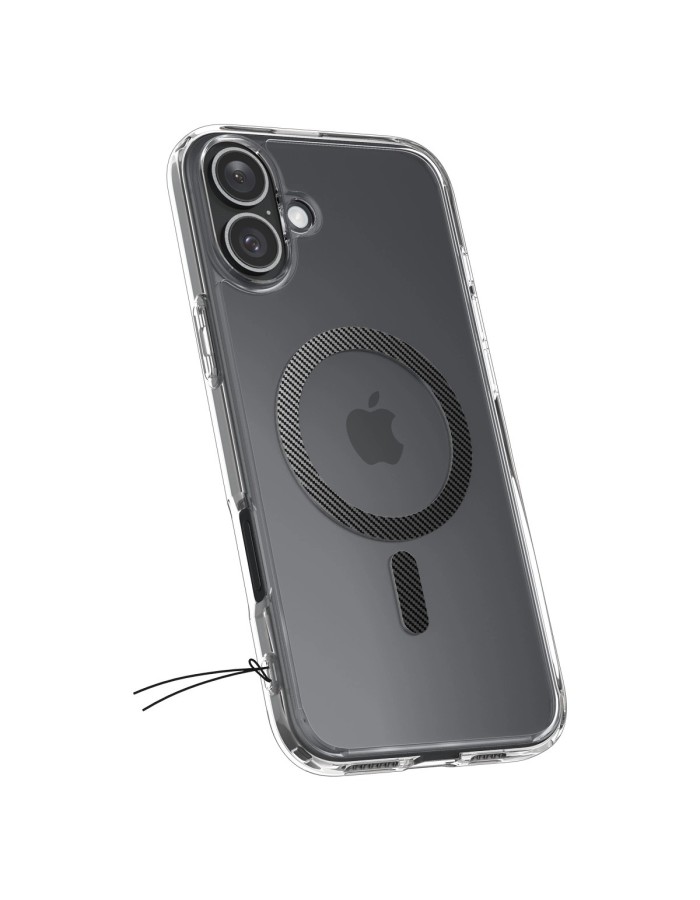 Spigen Ultra Hybrid MagSafe Carbon Fiber for iPhone 16 - Dark Gray