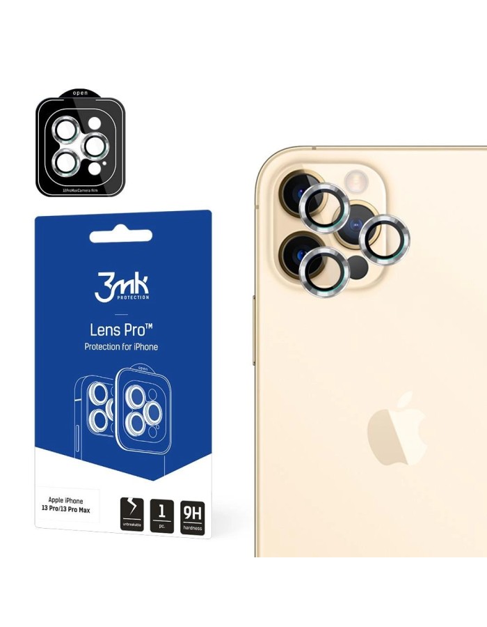 3MK Lens Protection Pro iPhone 12 Pro Max Camera lens protection with mounting frame 1 pc.