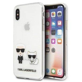 Karl Lagerfeld Karl &amp;amp; Choupette iPhone Xs Max Case - Transparent