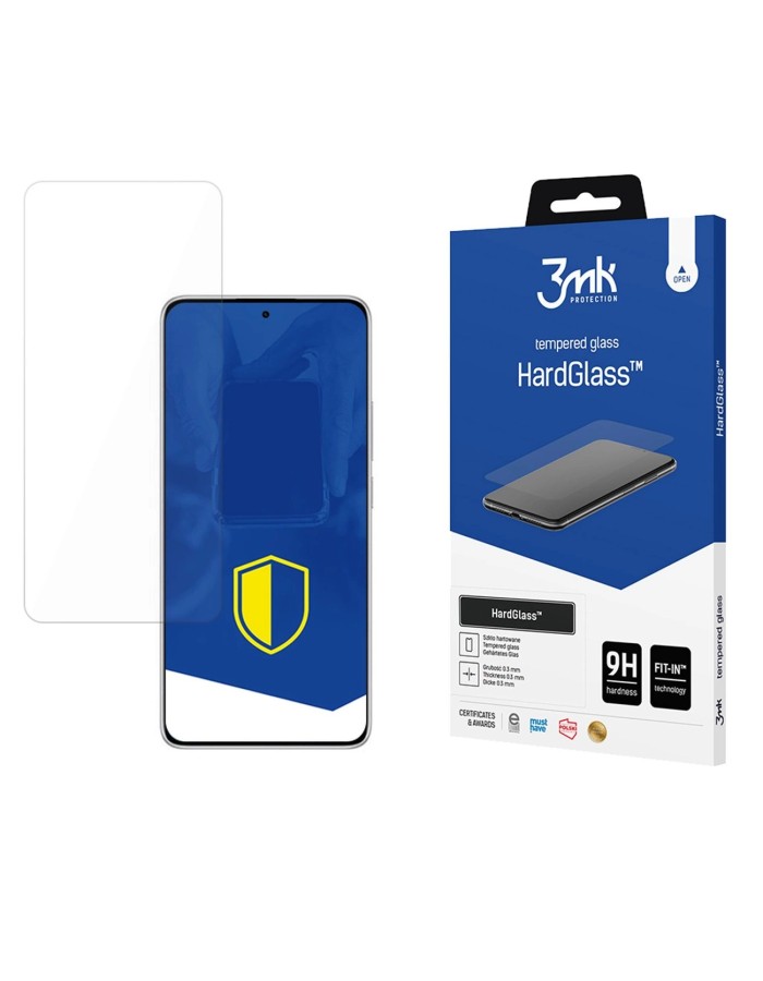 Tempered glass 3mk HardGlass™ for Xiaomi Redmi Note 14 5G Tempered glass 3mk HardGlass™ for Xiaomi Redmi Note 14 5G