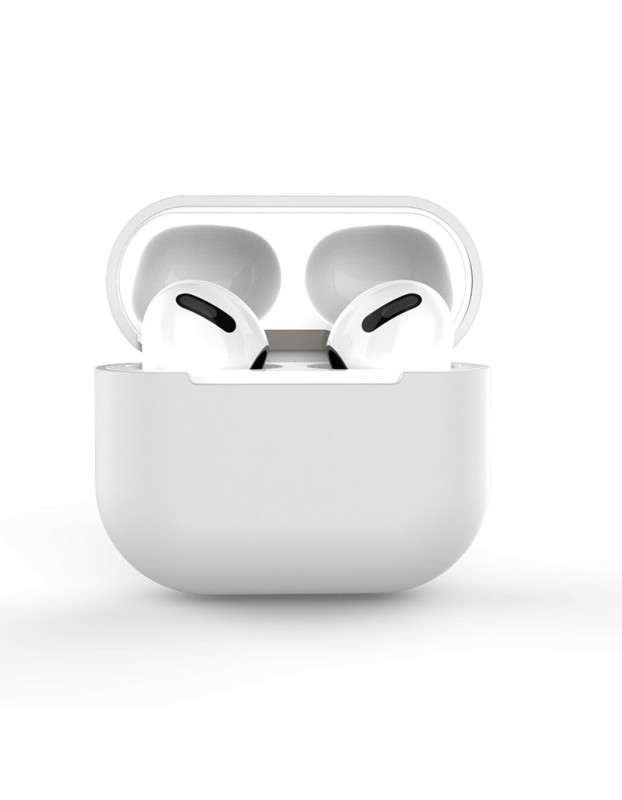 Case for AirPods 2 / AirPods 1 silicone soft cover for headphones white (case C)
