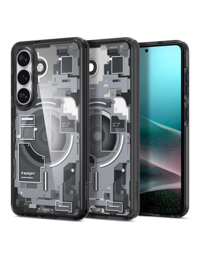 Spigen Ultra Hybrid Mag MagSafe Case for Samsung Galaxy S26 Zero One - Clear Black Spigen Ultra Hybrid Mag MagSafe Case for Samsung Galaxy S26 Zero One - Clear Black