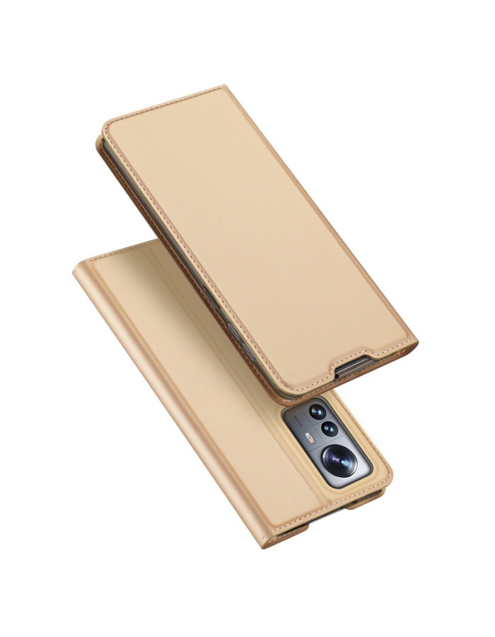 Dux Ducis Skin Pro Holster Cover Flip Cover for Xiaomi 12 Pro gold