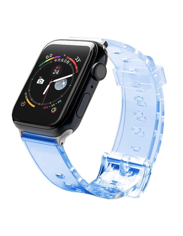 Strap Light replacement band strap for Watch 6 / 5 / 4 / 3 / 2 / SE (40mm / 38mm) blue